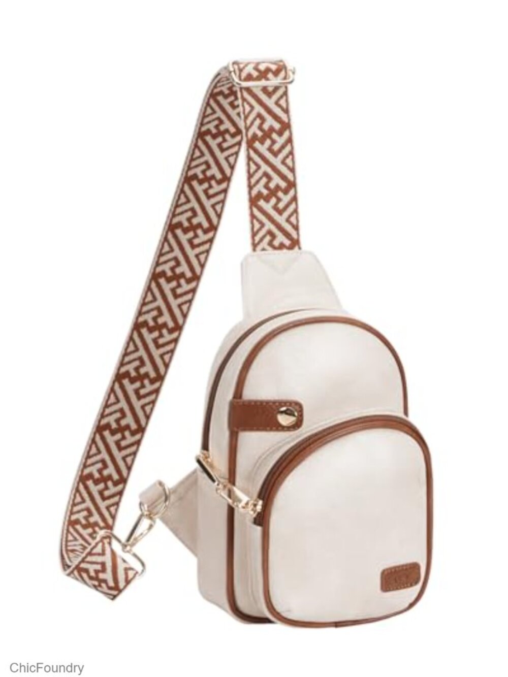 Women's Anti Theft Crossbody Bag Vegan Leather Sling Purse Adjustable Strap